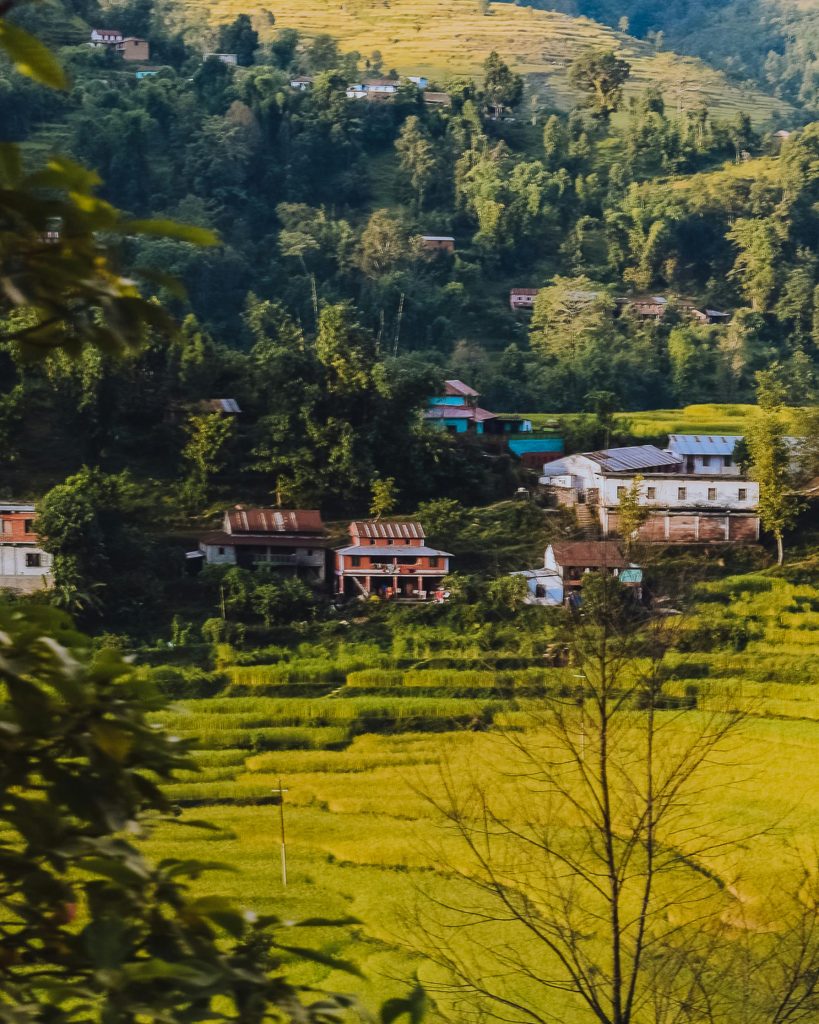 pexels-photo-5407192-5407192 Peaceful rural scene with terraced fields and hills in Western Nepal.